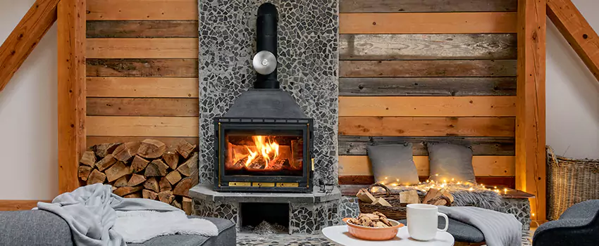 Thelin Hearth Products Direct Vent Gas Stove Fireplace Inspection in Yukon, Oklahoma